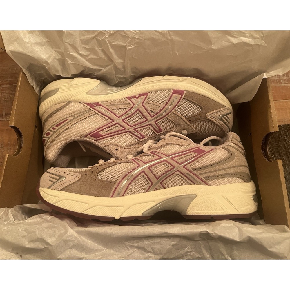 ASICS GEL-1130 Women's Running Sneakers Oatmeal/Peyote‎ Retro Trainer Size 7 NIB - Picture 3 of 7